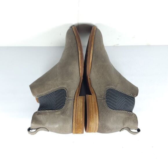 Kork Ease Women's Kama US 8,5M Taupe Leather Chelsea Ankle Booties Boots - Picture 11 of 14